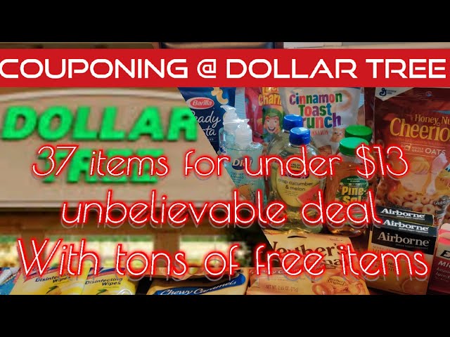 Dollar Tree | COUPON HAUL | New coupons | 37 items for only $13