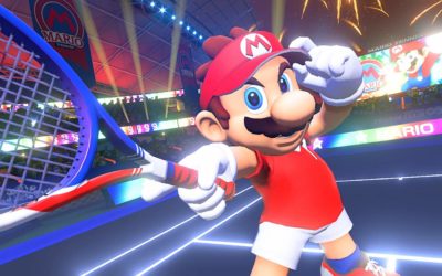 Nintendo Switch with Mario Tennis Aces Game, On Amazon for only $38.99!