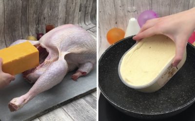 Chefclub Thanksgiving 🇺🇸  Cheese-Stuffed Turkey 🍗   Reese’s French Toast 🍞  Fondue Tower 🧀