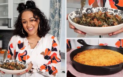 Tia Mowry’s Thanksgiving Collard Greens & Cornbread | Quick Fix