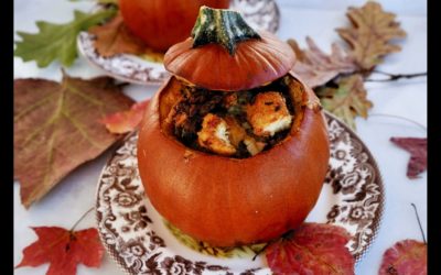 Thanksgiving Recipe: Stuffing Stuffed Pumpkins by Everyday Gourmet with Blakely