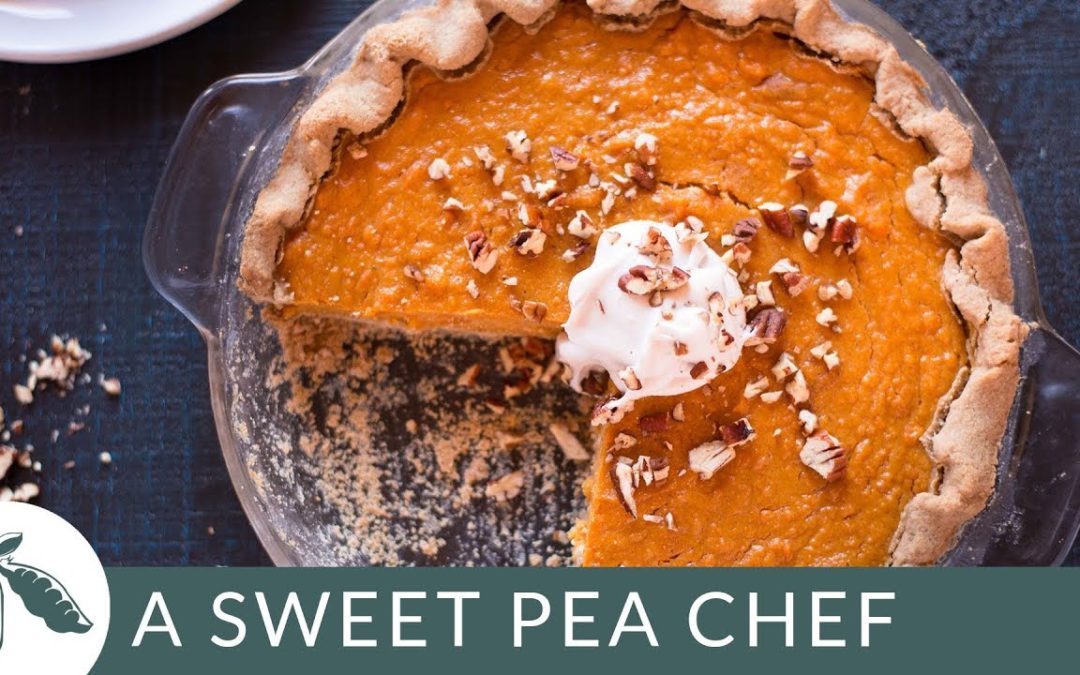 Southern Sweet Potato Pie | Healthy Thanksgiving Recipes | A Sweet Pea Chef