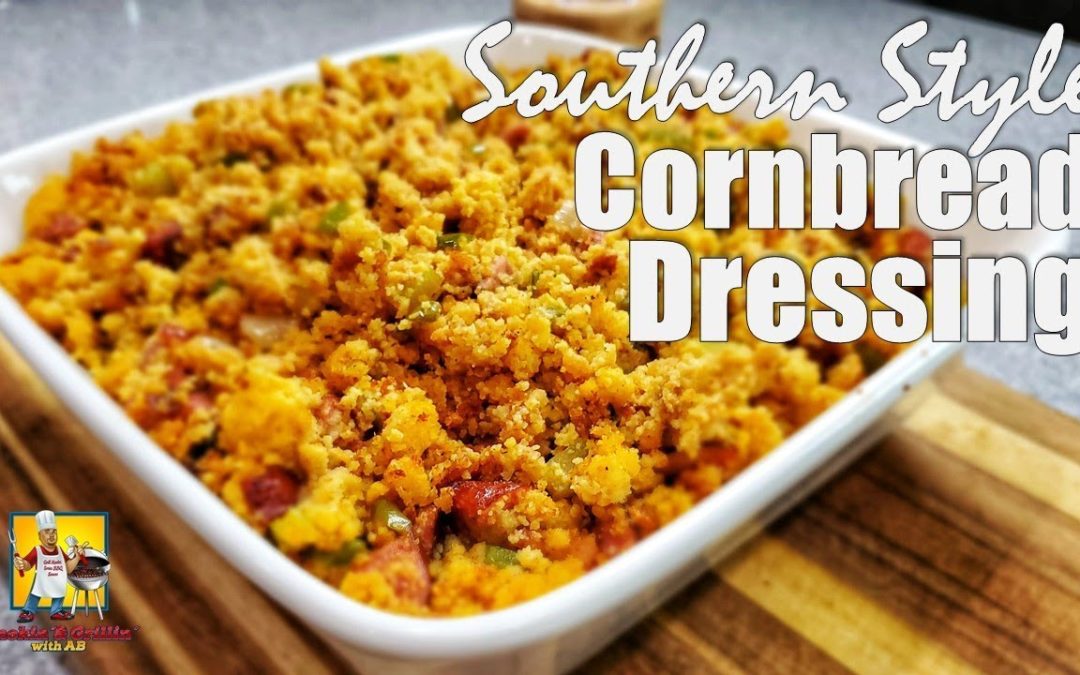 Southern Style Cornbread Dressing | Thanksgiving Recipes | Stuffing Recipe
