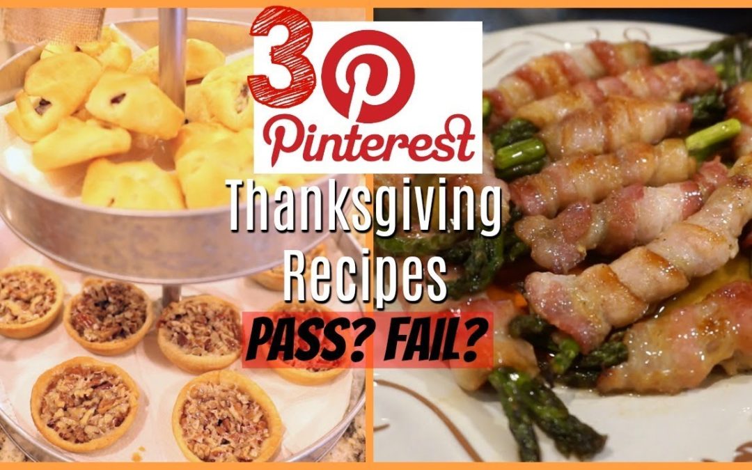 3 LAST MINUTE PINTEREST THANKSGIVING RECIPES! PASS OR FAIL?!
