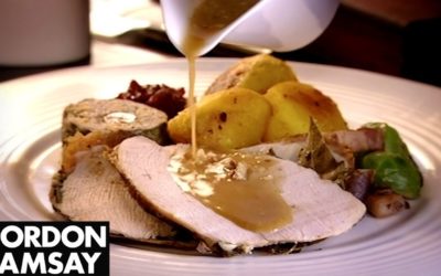 CHRISTMAS RECIPE: Roasted Turkey With Lemon Parsley & Garlic | Gordon Ramsay