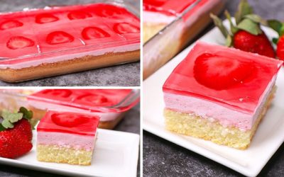 Jello Mousse Cake | Eggless & Without Oven | Yummy | Valentines Dayeggless Special Recipe