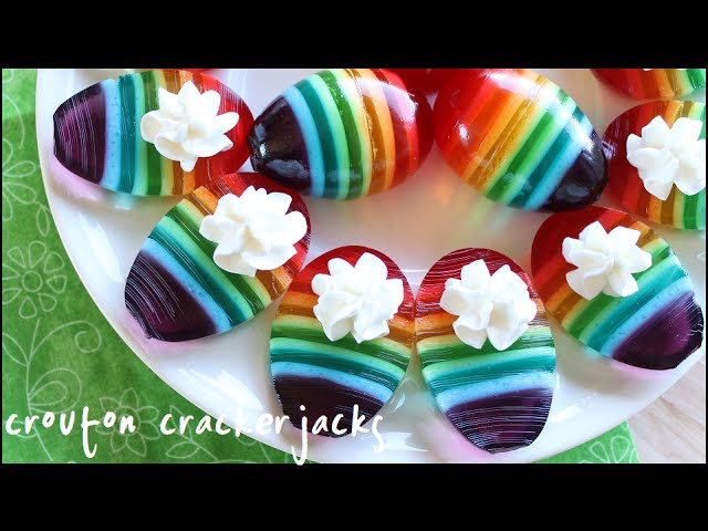 Rainbow Jell-O Jiggler Deviled Eggs for Easter!! – Jello Mold Recipe