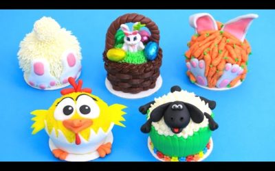 Amazing Easter Mini Cakes /Cupcakes by Cakes StepbyStep
