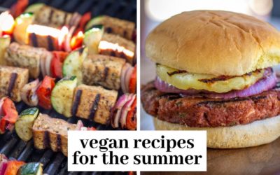 3 Vegan Summer Recipes // Burgers, Grilled Tofu Skewers & Potato Salad