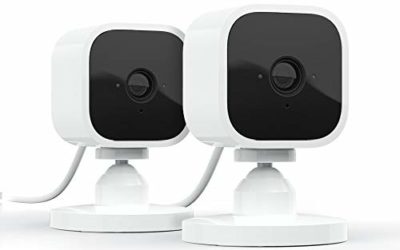 Introducing Blink Mini – Compact indoor plug-in smart security camera, 1080 HD video, motion detection, Works with Alexa – 2 cameras