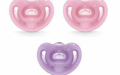 NUK Sensitive Orthodontic Pacifiers, 6-18 Months, 3 Pack