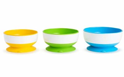 Munchkin Stay Put Suction Bowl, 3 Pack