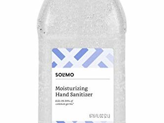 Amazon Brand – Solimo Hand Sanitizer, Original Scent, 67.6 Fl Oz (Pack of 1)