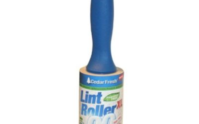 Household Essentials CedarFresh Superior Lint Roller with EZ Roll Cage, 90 Sheets