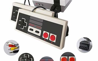 Classic Mini Retro Game Console with Built-in 620 Games and 2 NES Classic Controllers, AV Output Video Games for Kids, Children Gift, Birthday Gift Happy Childhood Memories