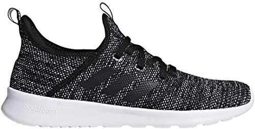 adidas Performance Women's Cloudfoam Pure Running Shoe, Black/Black/White, 9 M US