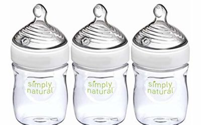 NUK Simply Natural Baby Bottles, 5 Oz, 3 Pack