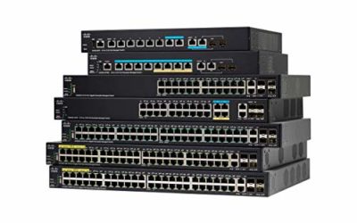 Cisco SG350X-48MP Stackable Managed Switch with 48 Gigabit Ethernet (GbE) Ports, 2 x 10G Combo + 2 x SFP+, 740W PoE, Limited Lifetime Protection (SG350X-48MP-K9-NA)