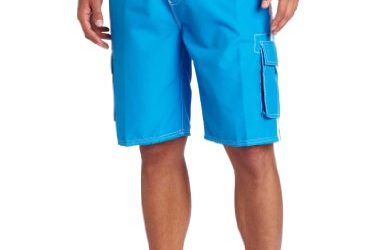 Kanu Surf Men's Barracuda Swim Trunks (Regular & Extended Sizes), Lake Blue, XX-Large