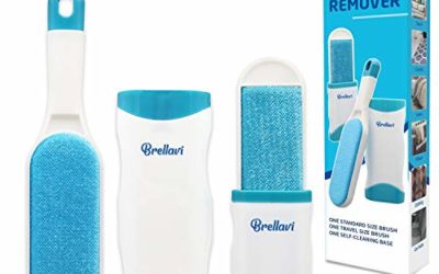 Brellavi Pet Hair Remover, Dog Hair Remover, Cat Hair Remover, No Refills and No Waste, Upgraded Reusable Pet Hair Remover Brush