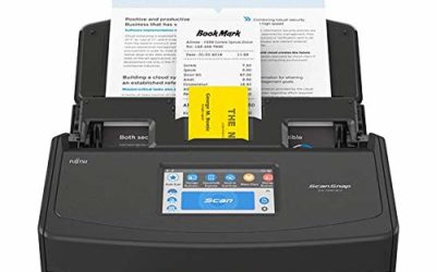 Fujitsu ScanSnap iX1500 Color Duplex Document Scanner with Touch Screen for Mac and PC (Black Model, 2020 Release)
