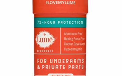 Lume Natural Deodorant – Underarms and Private Parts – Aluminum-Free, Baking Soda-Free, Hypoallergenic, and Safe For Sensitive Skin – 2.2 Ounce Stick (Lavender Sage)