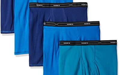 Hanes Men's 5-Pack X-Temp Comfort Cool Assorted Boxer Briefs, Assorted, Small