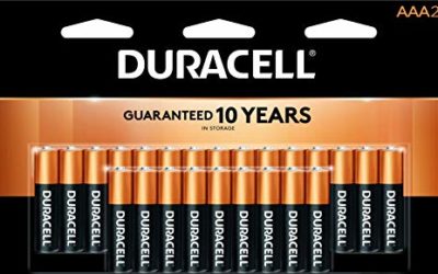 Duracell – CopperTop AAA Alkaline Batteries – long lasting, all-purpose Triple A battery for household and business – 24 Count
