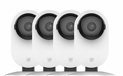 YI 4pc Home Camera, 1080p Wireless IP Security Surveillance System with Night Vision, Baby Monitor on iOS, Android App – Cloud Service Available