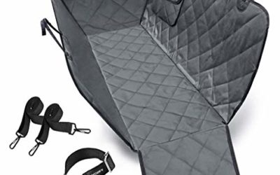 URPOWER Dog Seat Cover Car Seat Cover for Pets 100% Waterproof Pet Seat Cover Hammock 600D Heavy Duty Scratch Proof Nonslip Durable Soft Pet Back Seat Covers for Cars Trucks and SUVs