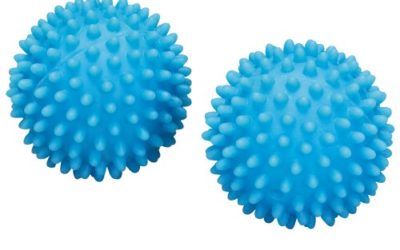 Household Essentials PVC Dryer Balls, Blue, Set of 2