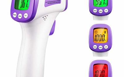 Non-Contact Forehead Infrared Thermometer for Baby Kids & Adults with LCD Display and Temperature Alarm-Fast Arrive Within 2-5 Days