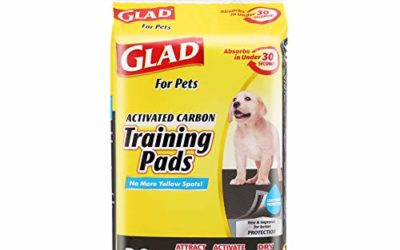 Glad for Pets Black Charcoal Puppy Pads | Puppy Potty Training Pads That ABSORB & NEUTRALIZE Urine Instantly | New & Improved Quality, 30 count