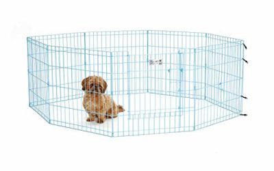 MidWest Homes for Pets Folding Metal Exercise Pen / Pet Playpen