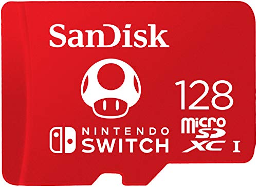 SanDisk 128GB MicroSDXC UHS-I Memory Card for Nintendo Switch – SDSQXAO-128G-GNCZN