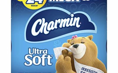 Charmin Ultra Soft Toilet Paper 6 Mega Rolls, 264 Sheets Per Roll