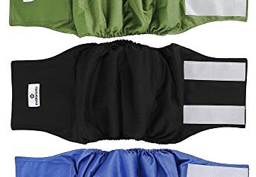 Pet Parents Premium Washable Dog Belly Bands (3pack) of Male Dog Diapers, Dog Marking Male Dog Wraps, WickQuick Belly Band for Male Dogs Color: Gentlemen, Size: Medium Dog Belly Band