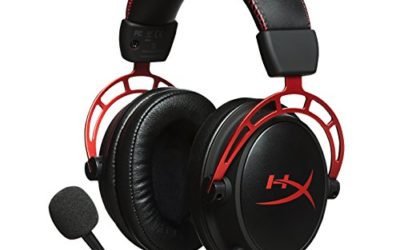 HyperX Cloud Alpha – Gaming Headset, Dual Chamber Drivers, Award Winning Comfort, Durable Aluminum Frame, Detachable Microphone, Works on PC, PS4, Xbox One, Nintendo Switch, and Mobile Devices – Red