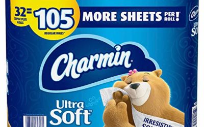 Charmin Ultra Soft 32 Super Plus Rolls=105 Regular Rolls