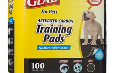 Glad for Pets Black Charcoal Puppy Pads | Puppy Potty Training Pads That ABSORB & NEUTRALIZE Urine Instantly | New & Improved Quality, 100 count