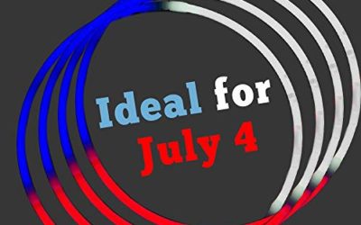 Lumistick 24 Inch Flashing Twister Bendable Glow Stick Necklaces | Kids Stuff Eye-catching Ultra Bright | 4th of July Independence Day Party Decoration Supplies Pack of 50 Sticks (Red, White & Blue)