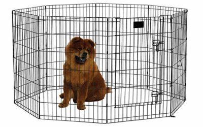 MidWest Homes for Pets Folding Metal Exercise Pen / Pet Playpen