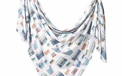 Copper Pearl Large Premium Knit Baby Swaddle Receiving Blanket Bruno