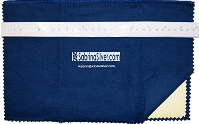 Polishing Cloth for Silver, Gold, Brass & Most other Metals, 12×15 Largest Size