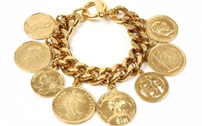 Ben-Amun Jewelry "Moroccan Coins" Bracelet, 7"