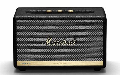 Marshall Acton II Wireless Wi-Fi Multi-Room Smart Speaker with Amazon Alexa Built-in, Black – New