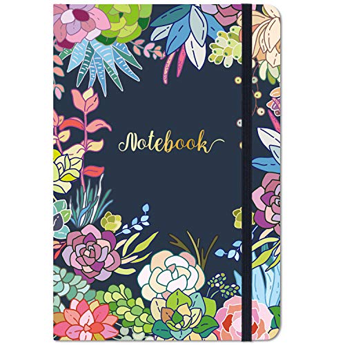 Ruled Notebook Journal – Lined Journal, 8.4" X 5.8", Hardcover, Page Mark, Thick Back Pocket, Lay Flat 360° to Write Easy with Premium Paper, Ruled Journal, Perfect for School, Office & Home
