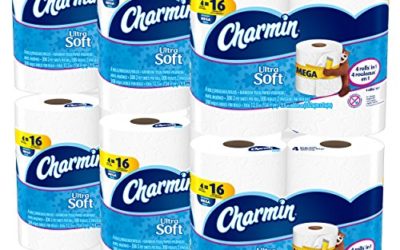 Charmin Ultra Soft Toilet Paper, Bath Tissue, Mega Roll, 24 Count