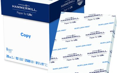 Hammermill 20lb Copy Paper, 8.5 x 11, 5 Ream Case,