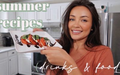 SUMMER RECIPES! caprese 2 ways + limoncello drinks w/Chef Steph